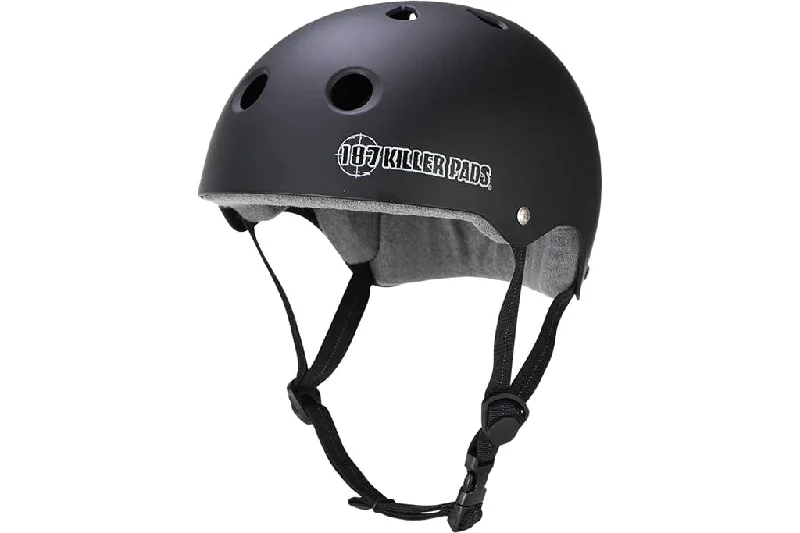 187 Pro Skate Helmet With Sweatsaver Black