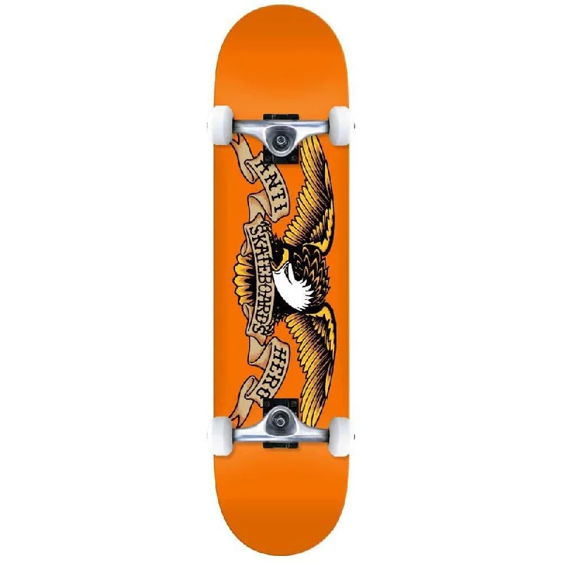 Anti Hero Classic Eagle MD Factory Complete Skateboard Orange 7.75"