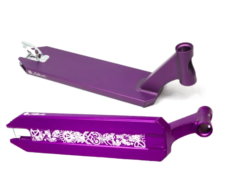 Apex Pro Bianca Dilworth Signature Purple Stunt Scooter Deck - 5" x 19.3"