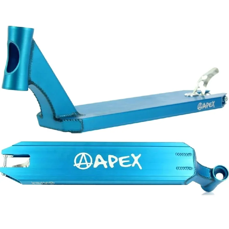 Apex Pro Blue Stunt Scooter Deck - 4.5" x 19.3"