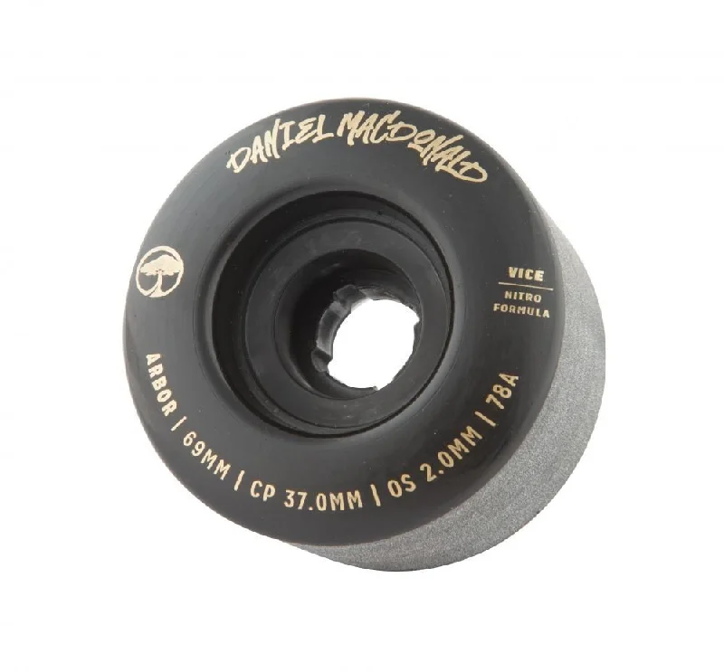 Arbor Signature Skateboard Wheels Vice Daniel MacDonald 78a - Black