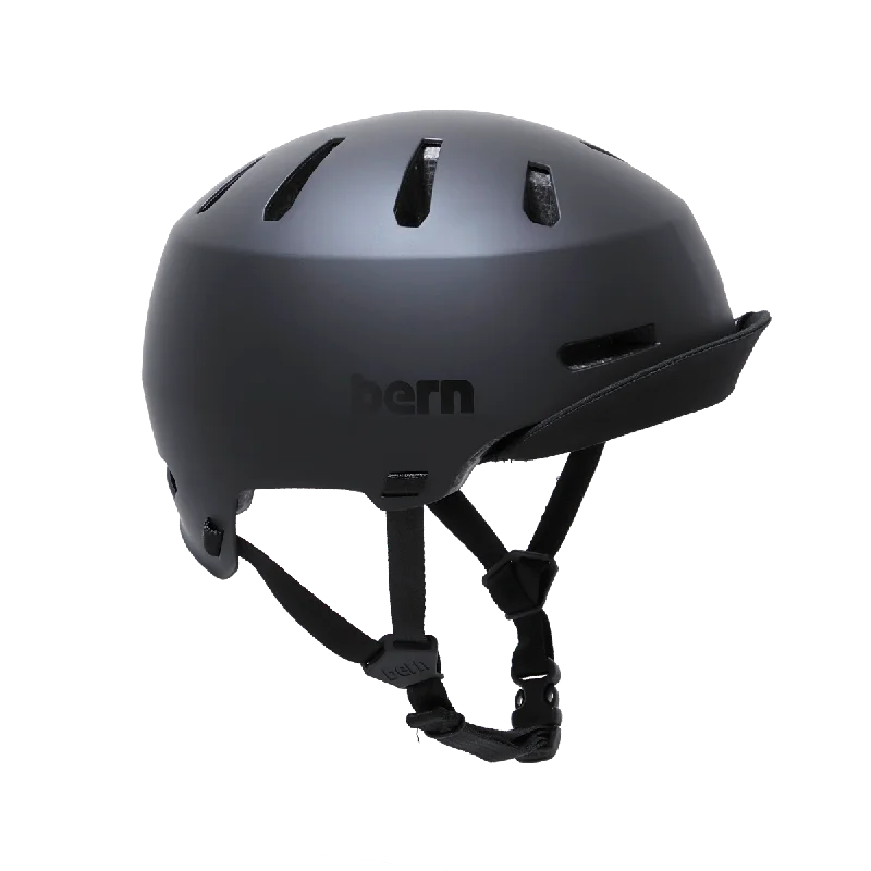 BERN - Macon 2.0 Hard Hat Visor (Matte Black Asian Fit) Helmet