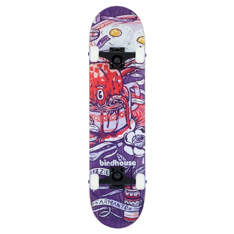 Birdhouse Skateboards Stage 3 Armanto Factory Complete Skateboard Purple 7.75"