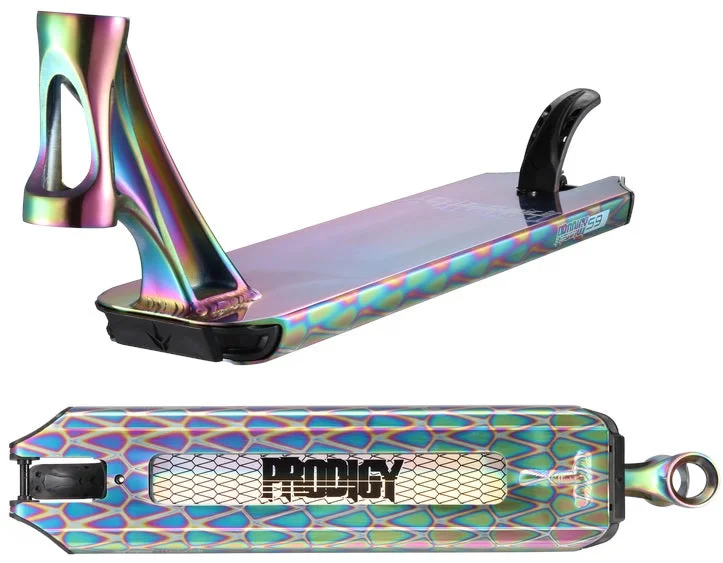 Blunt Envy Prodigy S9 Oil Slick Neochrome Stunt Scooter Deck - 4.75" x 19.5"