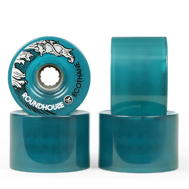 Carver Surfskate Cruiser Skateboard Wheels Roundhouse Ecothane Aqua Mags 81a