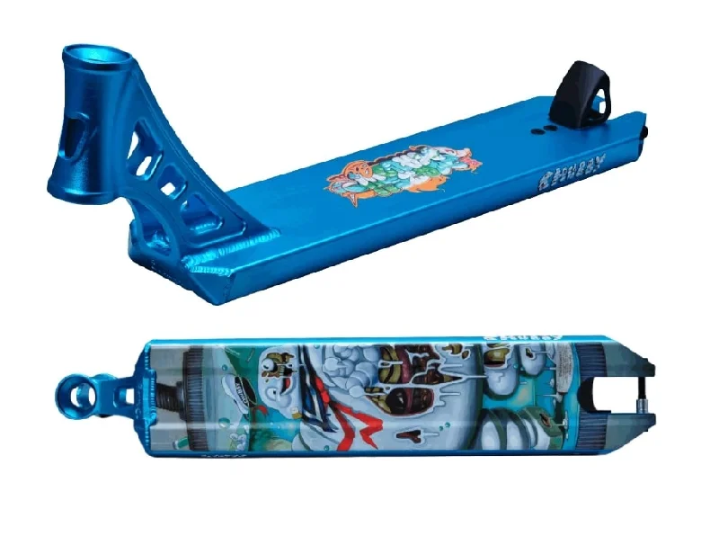 Chubby Loco Marshmallow Boy Blue Stunt Scooter Deck - 4.5" x 19.5"