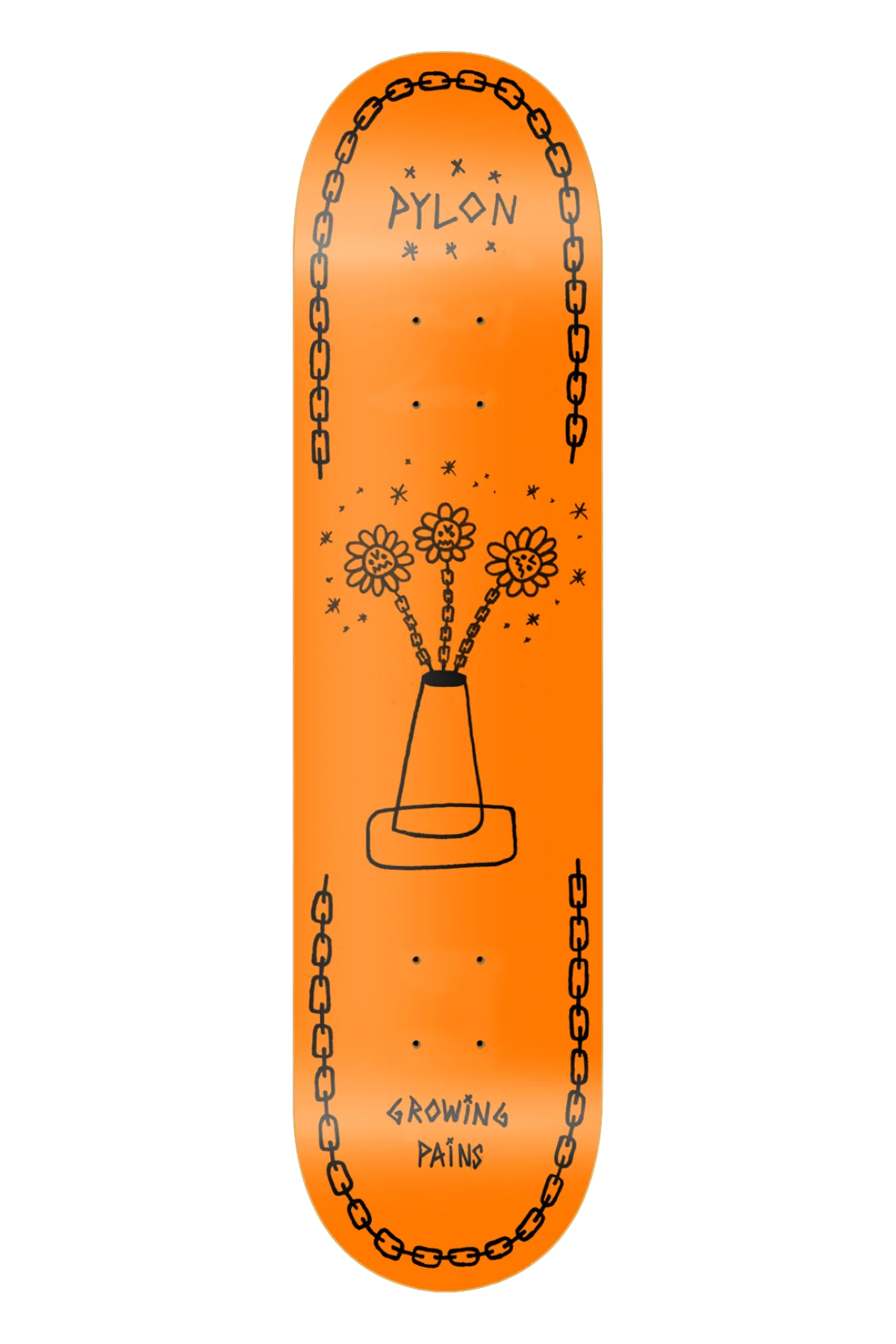 PYLON SKATEBOARDS GROWING PAINS / 8.25 INCH WIDE DECK