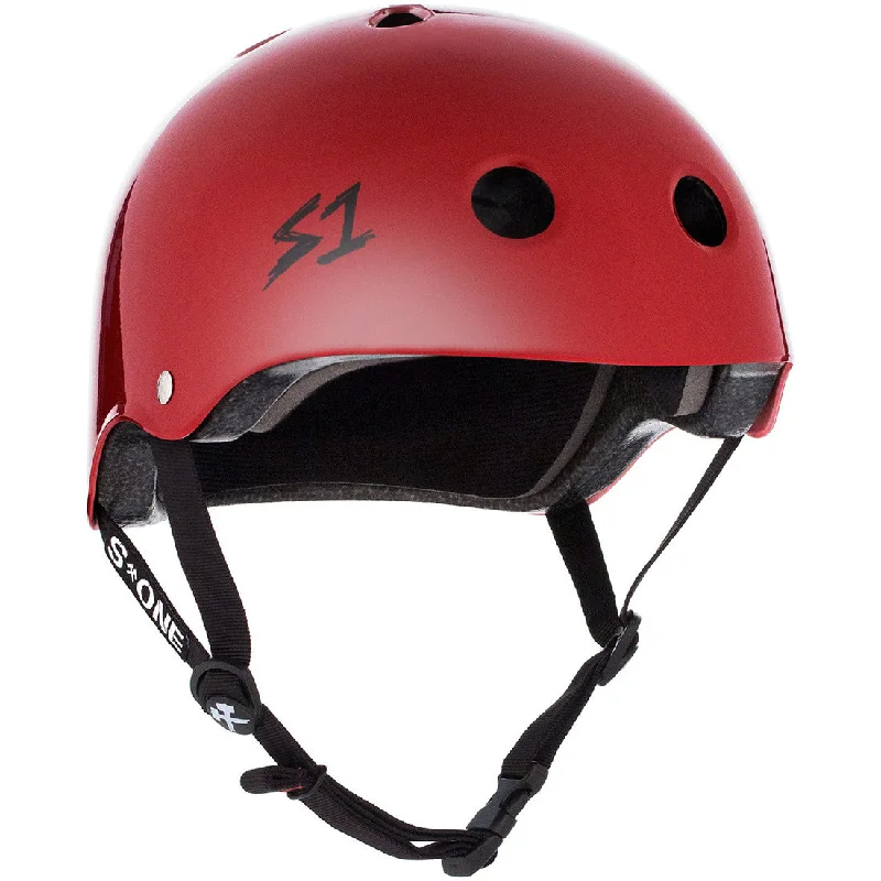 S-One Mega Lifer Helmet - Blood Red Gloss