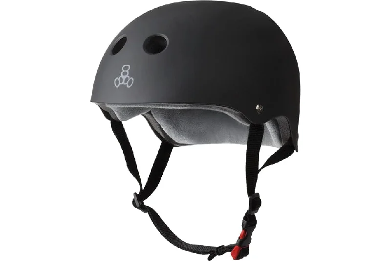 Triple Eight Certified Sweatsaver Helmet Black Rubber