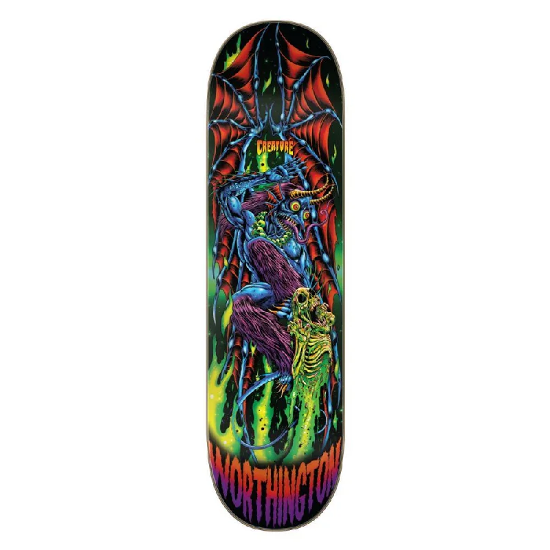 Creature VX Skateboard Deck Worthington Skullburn Multi 8.6"