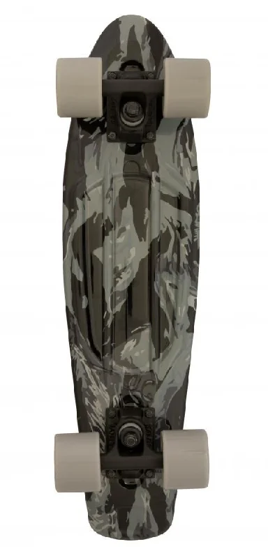 D Street Cruiser Black Camo Complete Cruiser Skateboard - 5.8" x 23.0"