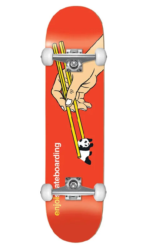 Enjoi Chop Sticks FP Youth Skateboard Red 7.375in