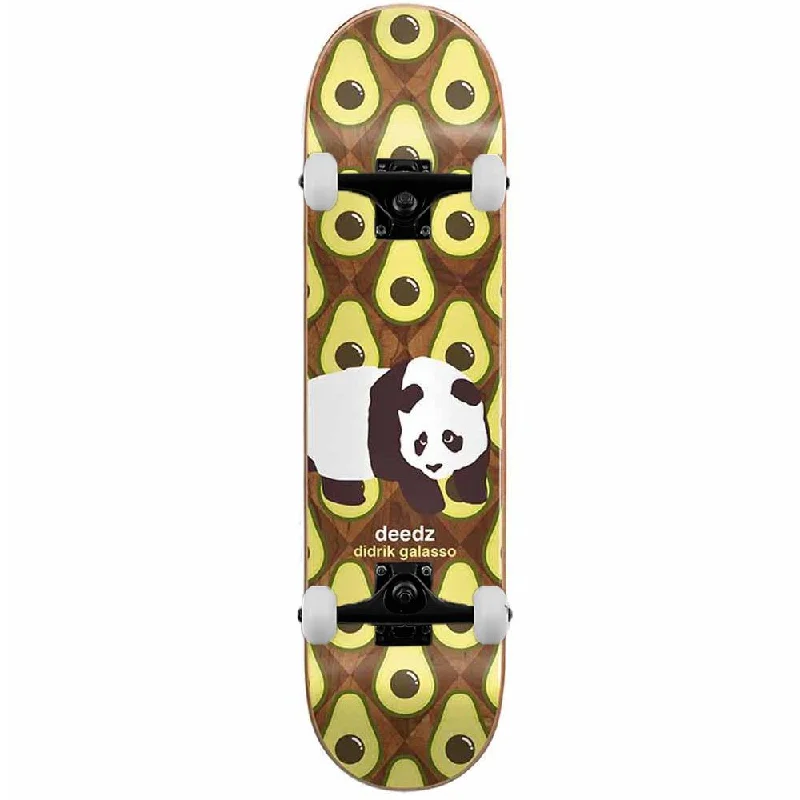 Enjoi Deedz Peekaboo Pro Panda Super Sap R7 Complete Skateboard Brown 8.375''