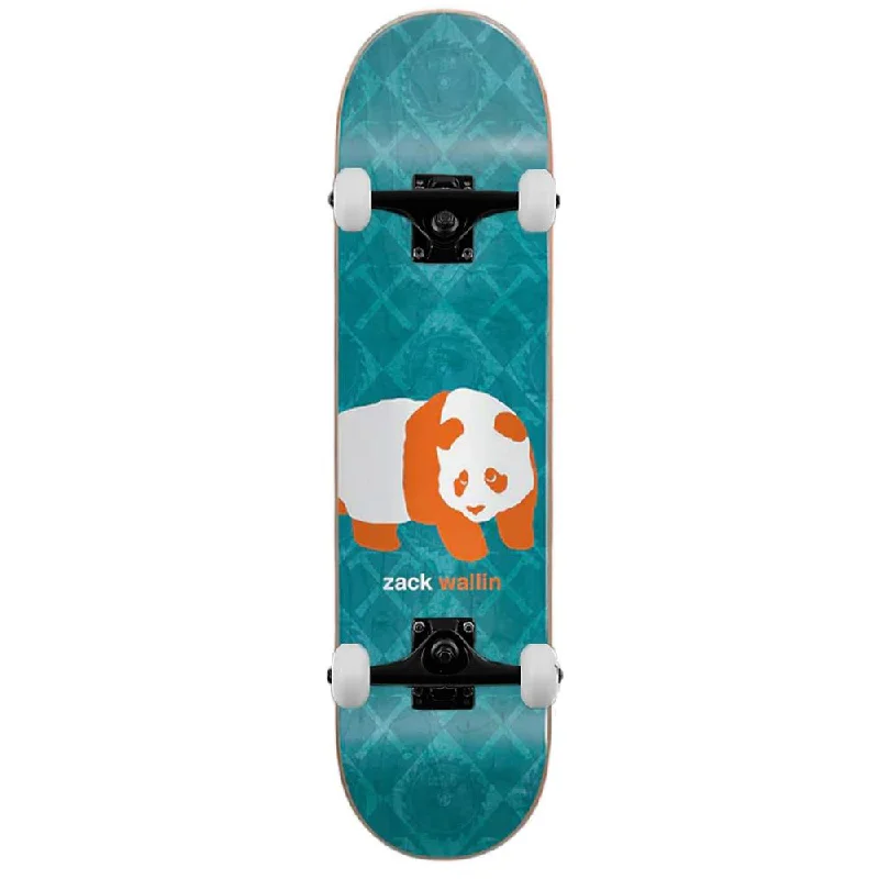 Enjoi Wallin Peekaboo Pro Panda Super Sap R7 Complete Skateboard Blue 8.5''