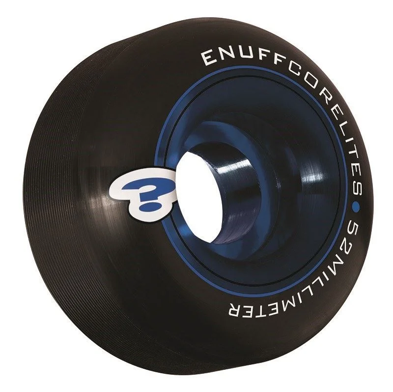 Enuff Corelites Skateboard Wheels - Black / Blue