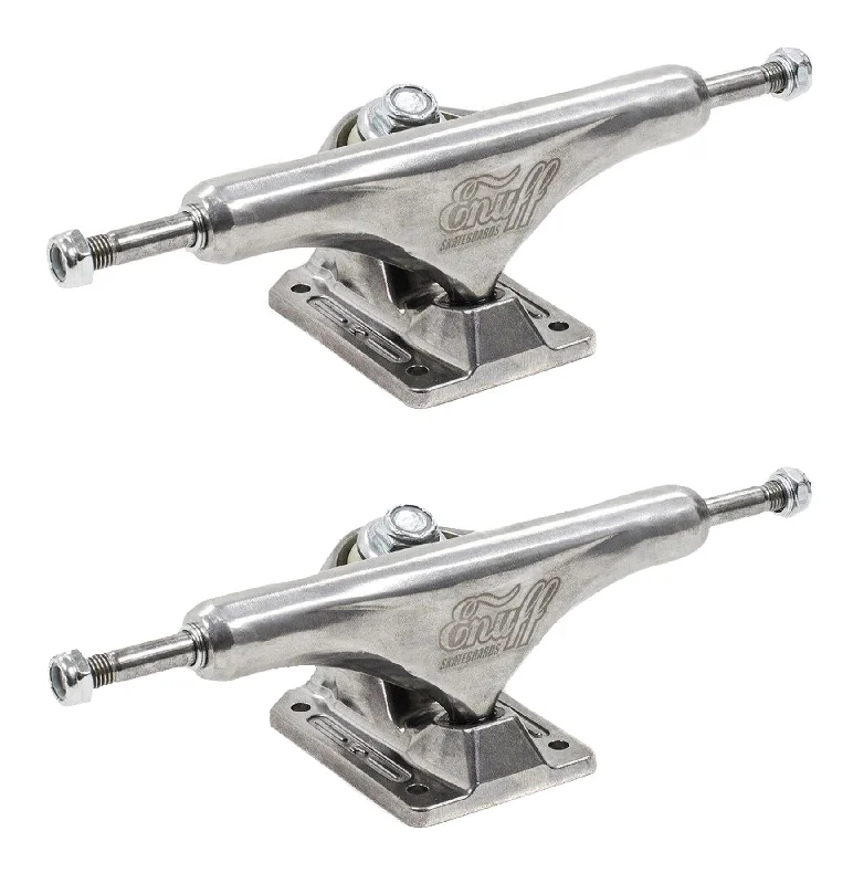 Enuff Decade Pro Satin Skateboard Trucks - Natural / Natural - 129mm