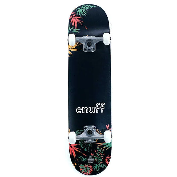 Enuff Skateboards Floral Factory Complete Skateboard Orange 7.75"