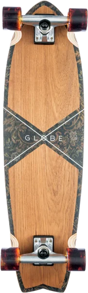 Globe Chromantic Complete Skateboard -9.7x33 Teak/Floral Couch