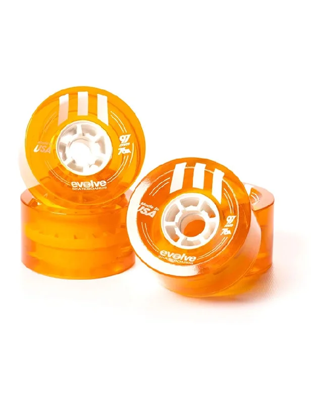 Evolve Street 97mm/76a Wheels | Ice Orange