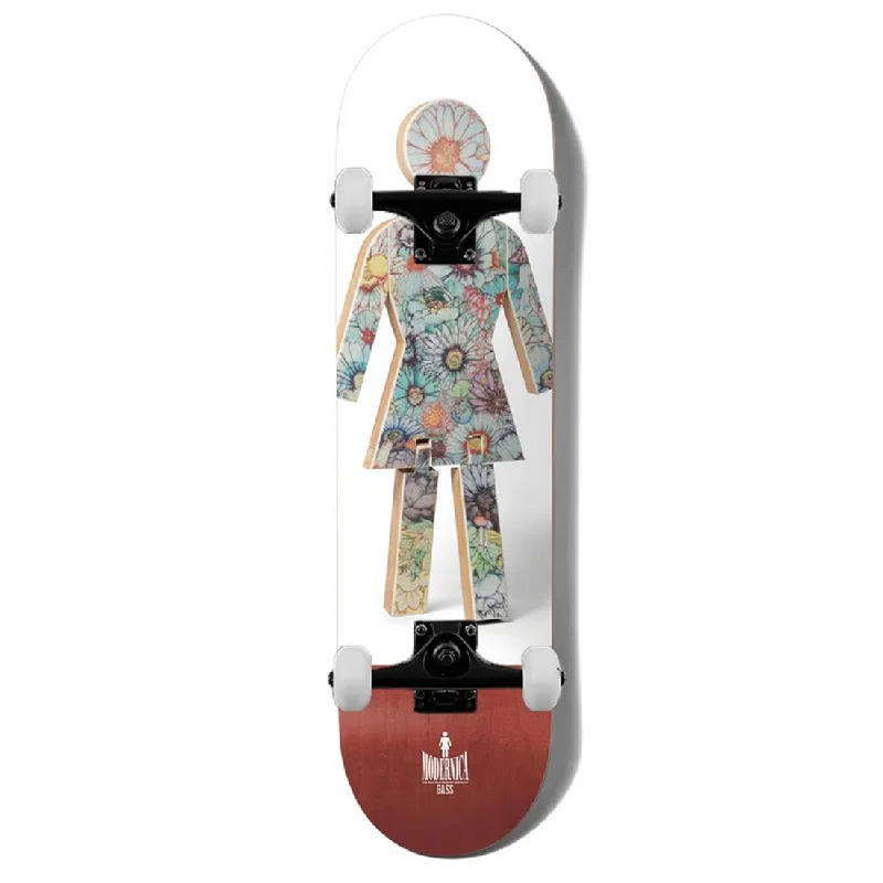 Girl Skateboards Gass Modernica OG Complete Skateboard Red White 8.5"