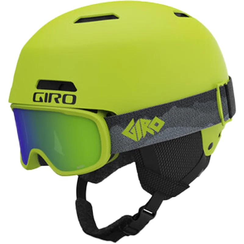 Giro Crue CP Youth Helmet Ano Lime Lintclar