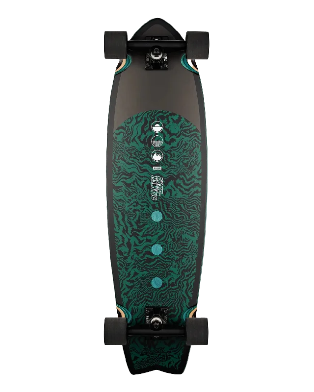 Chromantic 33" Cruiser Skateboard in Psy Palm