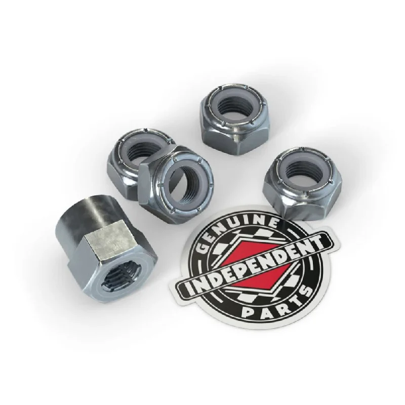 Independent Skateboard Trucks Accessories Axle Rethreader + 4 Axle Nuts Silver - O/S