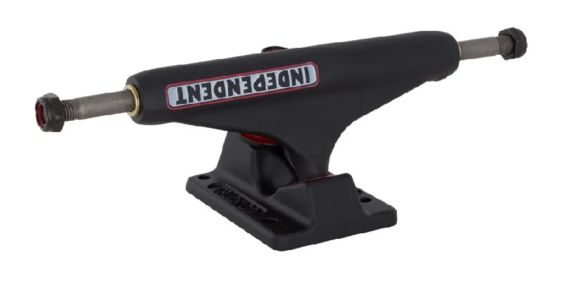 Independent Stage 11 Bar Flat Black Standard Independent Skateboard Trucks - Multiple Sizes - Set of 2