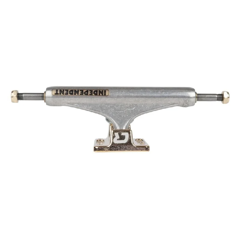 Indy Stage 11 Skateboard Trucks Carlos Ribeiro 139 Mid Silver / Gold - 139