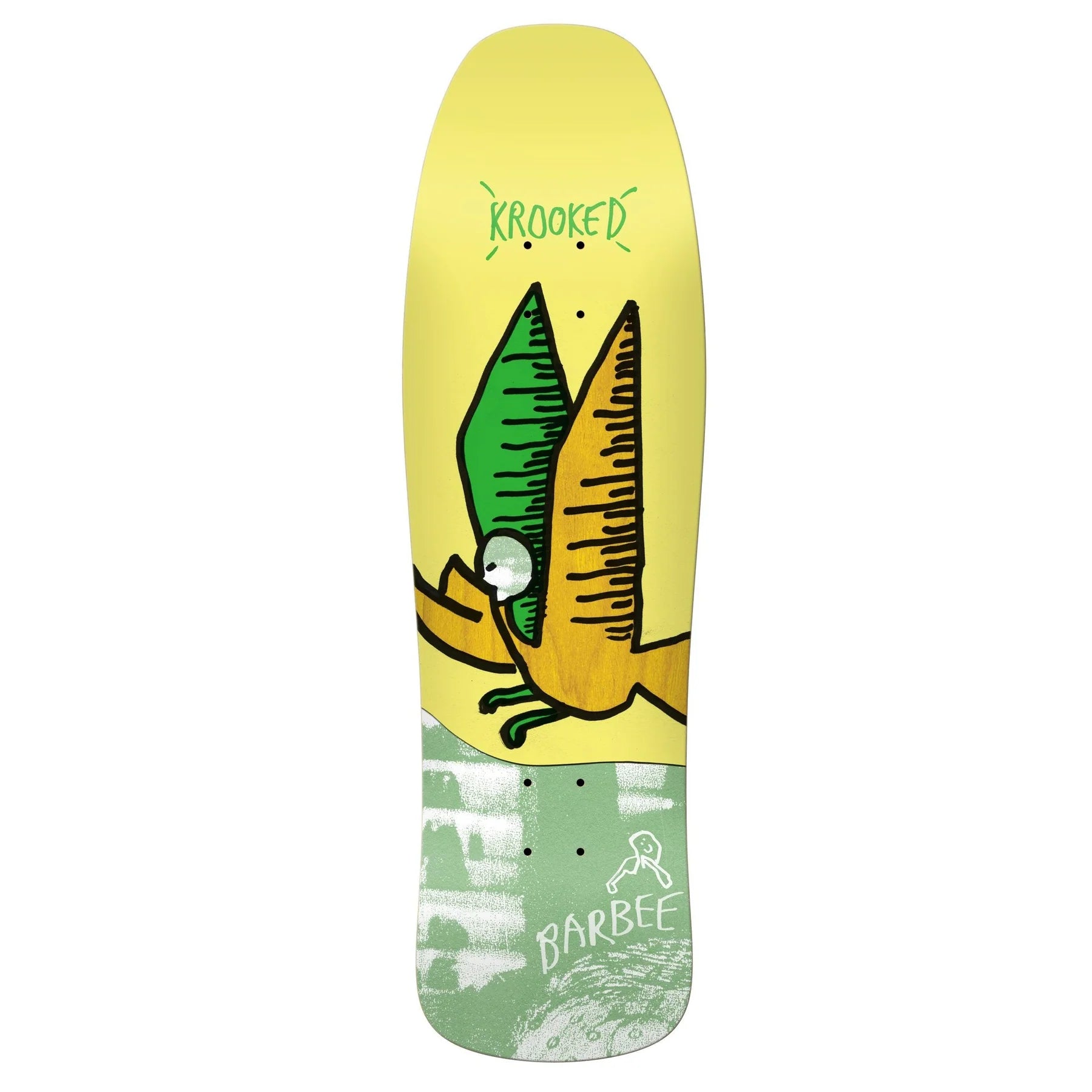 Krooked Barbee Flight Skateboard Deck - 9.5"