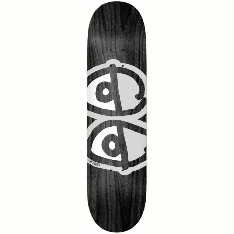 Krooked Skateboard Deck Team Eyes Black 8.5"