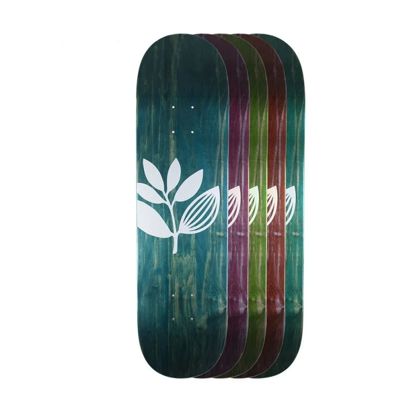 Magenta Big Plant Team Wood X Skateboard Deck - 7.5"