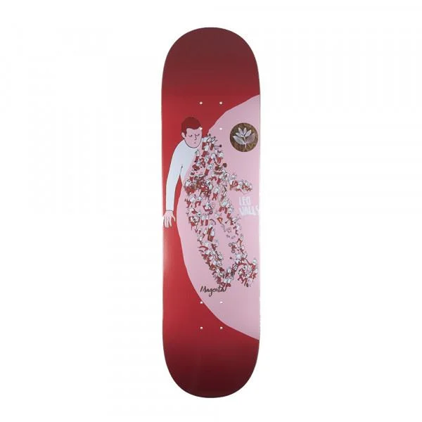 Magenta Leo Valls Extravision  Skateboard Deck - 7.875"