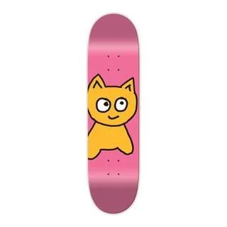 Meow DSM Big Cat Skateboard Deck Pink 7.25"