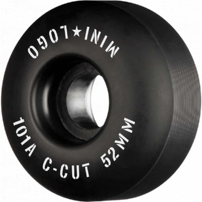 Mini Logo C-Cut 2 Skateboard Wheels 101a Black 52mm