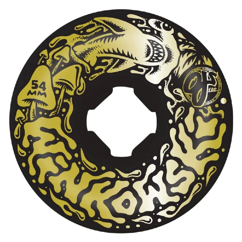 OJ Elite Hardline Skateboard Wheels Erick Winkowski Dope Planet - Black / Gold