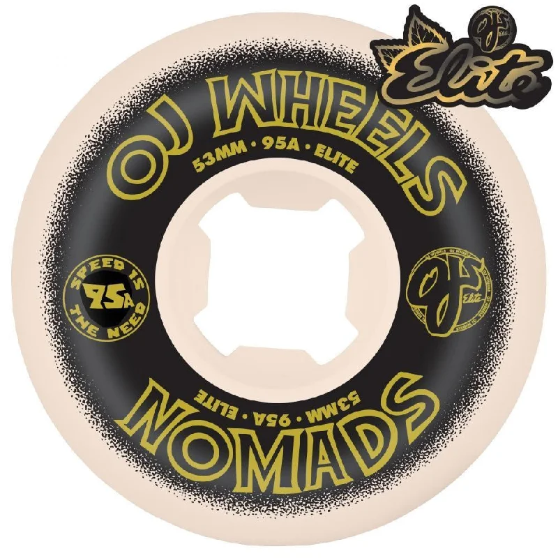 OJ Elite Wheels Nomads Skateboard Wheels 95a Multi 53mm