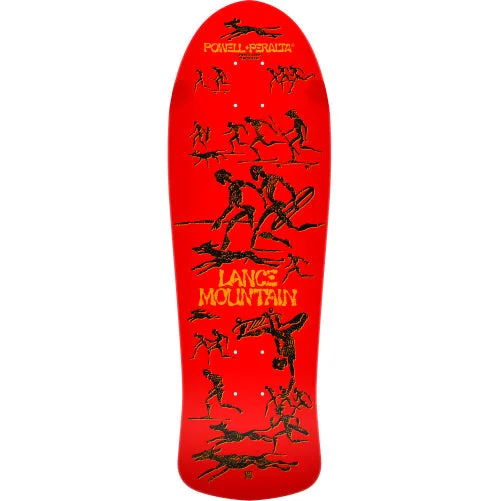 Powell Peralta Bones Brigade Series 15 LANCE MOUNTAIN Red Deck 9.9"