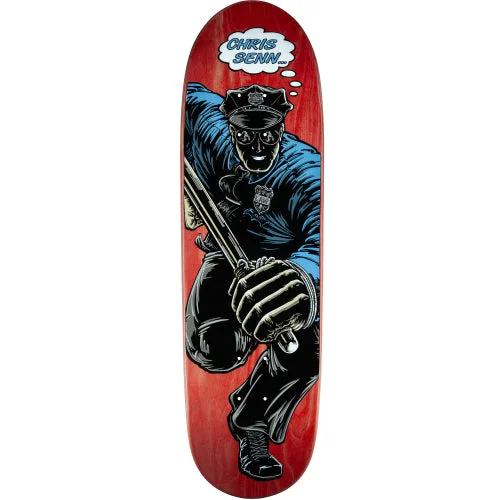 Powell Peralta Chris Senn Cop Reissue Skateboard Deck 9.13"