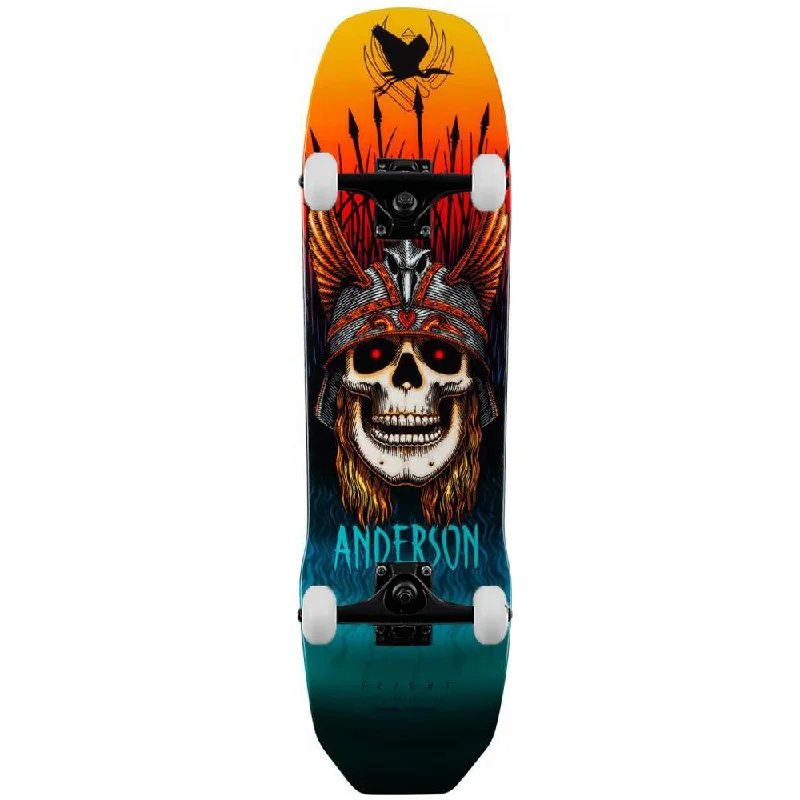 Powell Peralta Complete Skateboard Flight Deck Andy Anderson Heron Skull Multi 8.45"