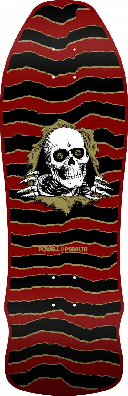 Powell Peralta GeeGah Ripper Maroon Skateboard Deck - 9.75 x 30 - Sale