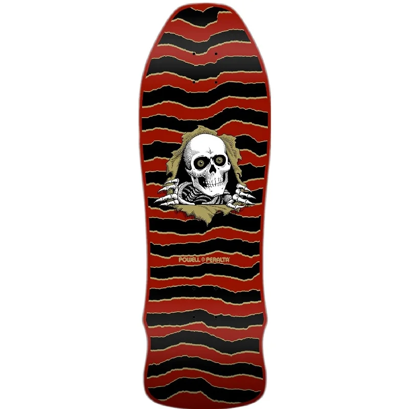 Powell Peralta Geegah Ripper Skateboard Deck - 9.75" Maroon