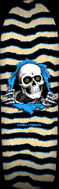 Powell Peralta Old School Ripper Skateboard Deck Nat/Blue- 9.89 x 31.32