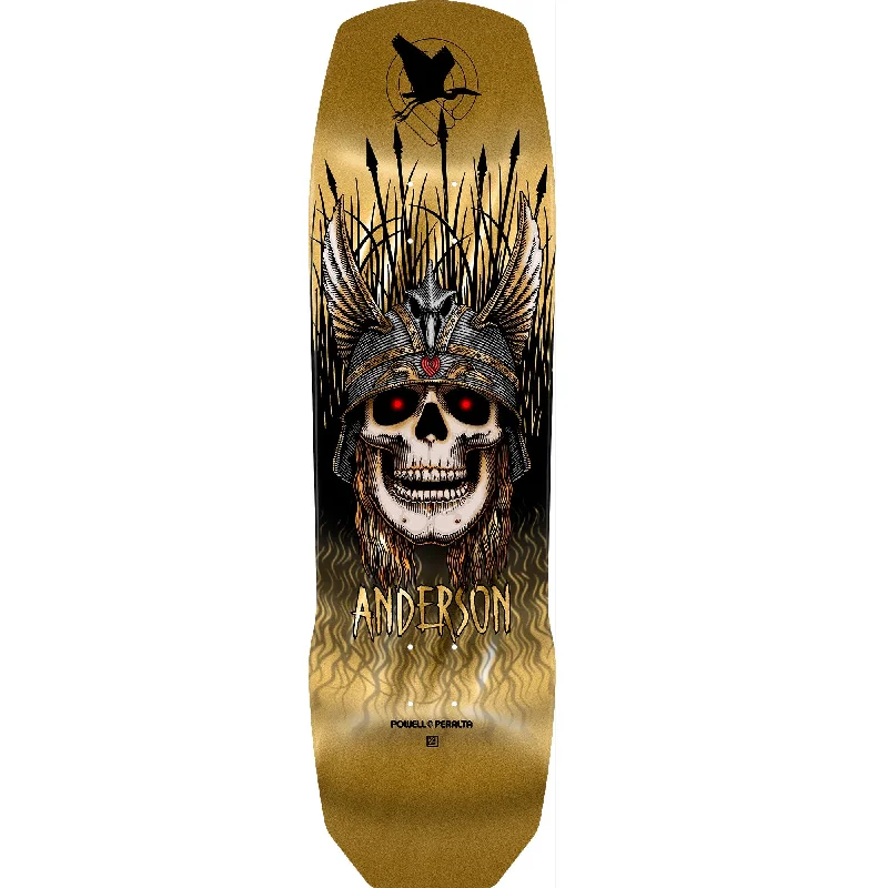 Powell Peralta Pro Andy Anderson Heron 7-Ply Maple Skateboard Deck - 9.13" Gold Foil [Pre-Order]