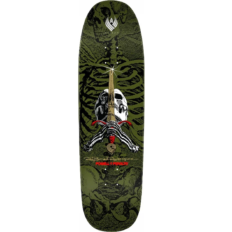 Powell Peralta Skull and Sword Flight 2 Skateboard Deck - 9.26"