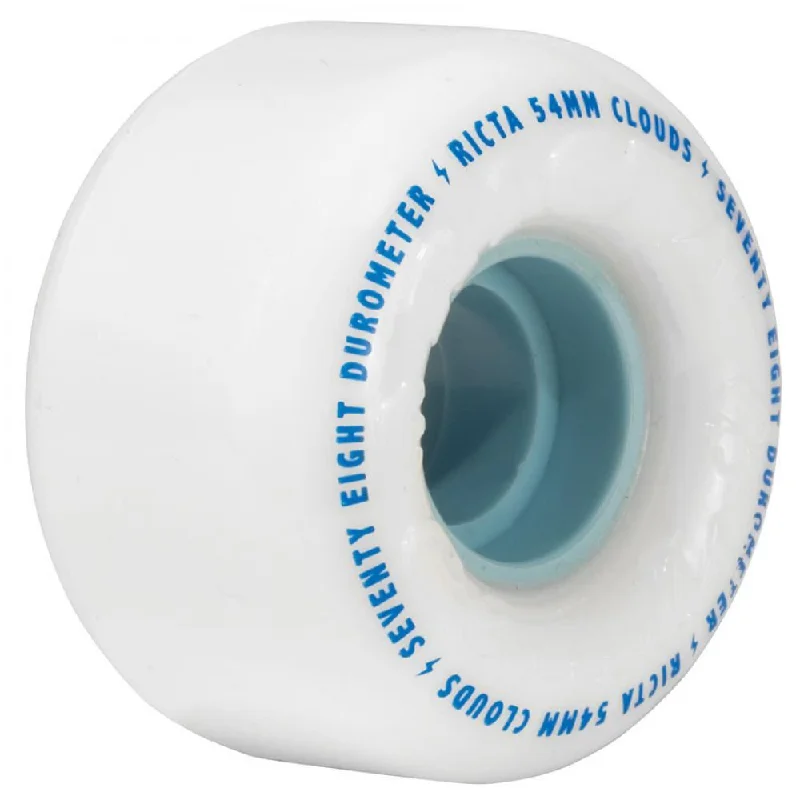 Ricta Skateboard Wheels Clouds 78a - White / Blue