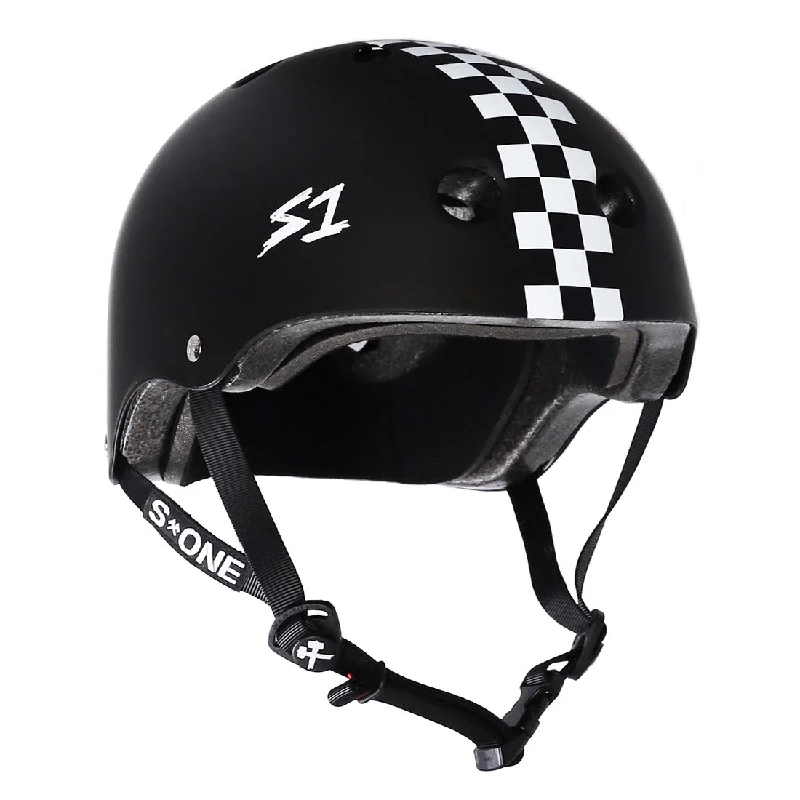 S-One Lifer Helmet - Black Matte/Checkers