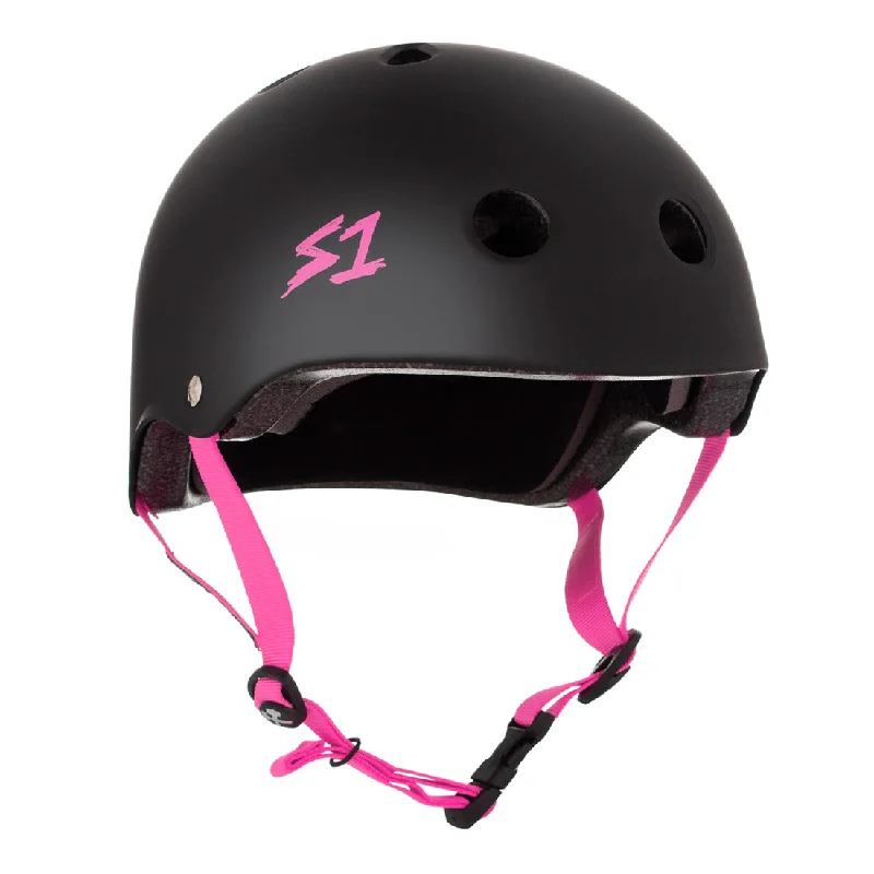 S-One Lifer Helmet - Black/Pink Matte