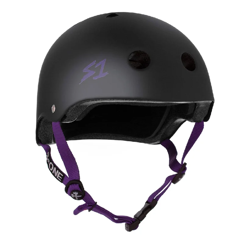 S-One Lifer Helmet - Black/Purple Matte