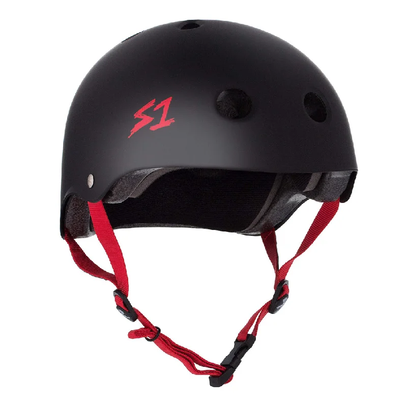 S-One Lifer Helmet - Black/Red Matte